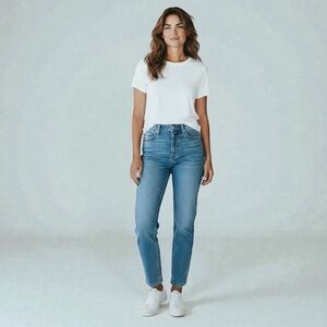 ABERCROMBIE & FITCH The Taper Jean High Rise Size 28 Size 6 Short FAST SHIP 3215